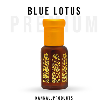 BLUE LOTUS  by KannaujProducts • Premium Attar Oil • Non-Alcoholic • Rose Attar • Gift for his and her.