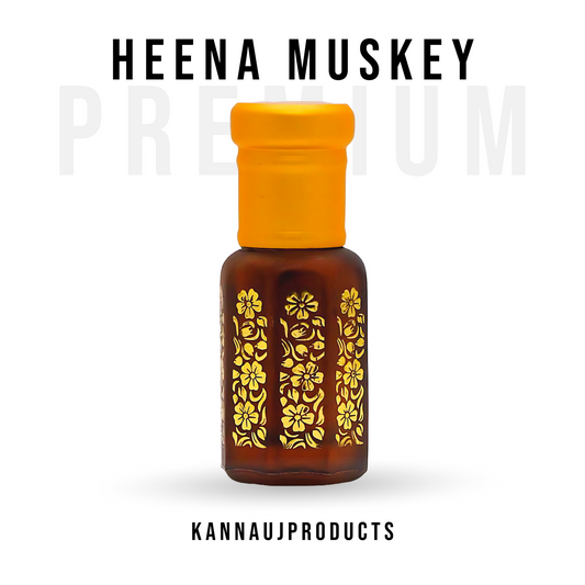 Henna Muskey Concentrated Floral Spicy Musky and Woody Non-alcoholic Attar for Unisex