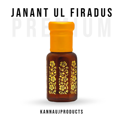 Jannat-Ul-Firdous (The Garden of Paradise) Concentrated Floral Spicy Musky and Woody Non-alcoholic Attar for Unisex