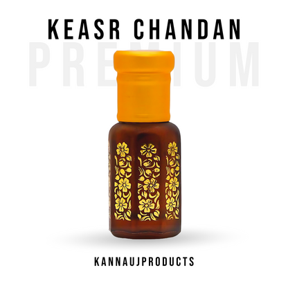 Kesar Chandan (Saffron Sandal) Attar | Long Lasting Attar | Non-Alcoholic Attar | Poison Attar