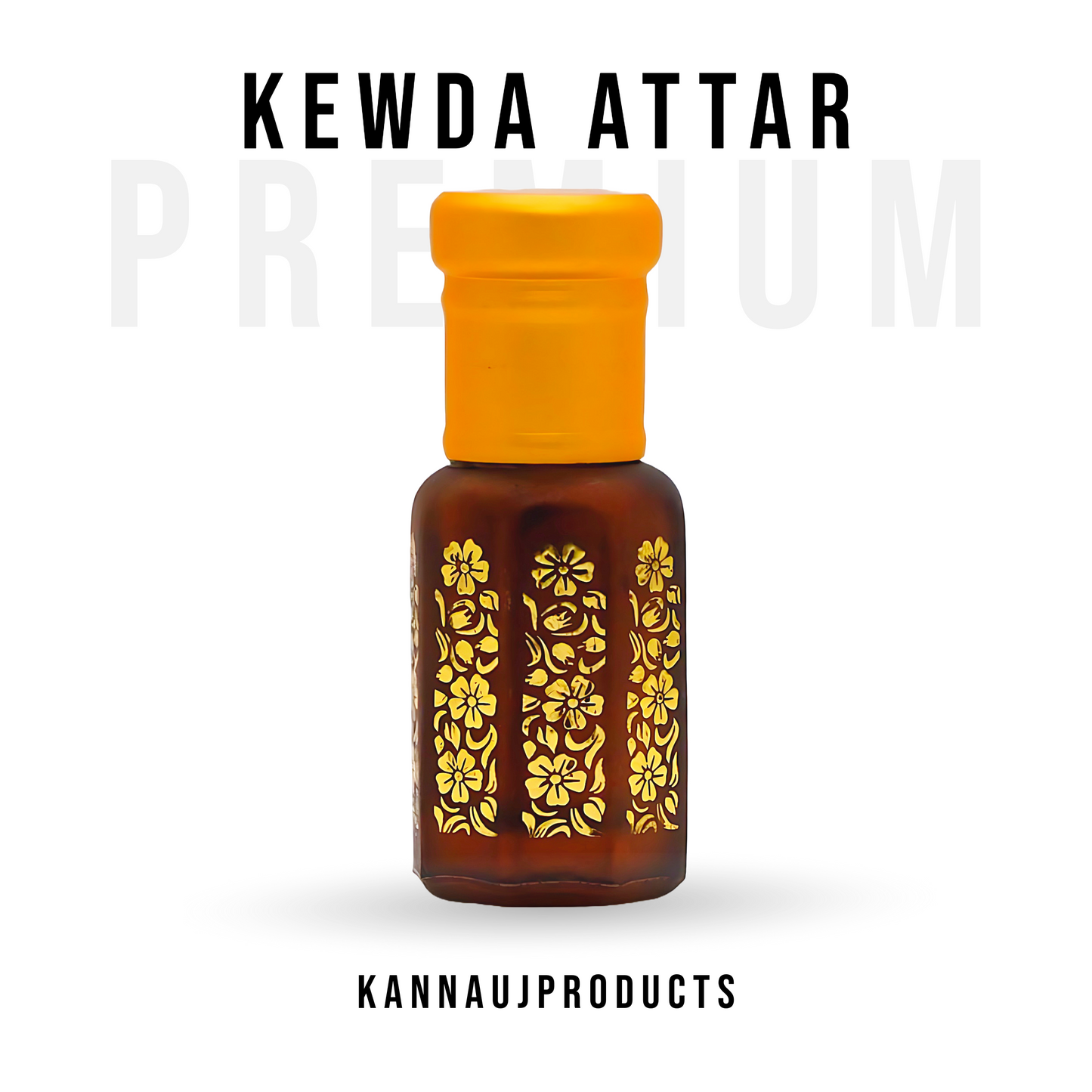 Kewda by KannaujProducts • Premium Attar Oil • Non-Alcoholic • Rose Attar • Gift for his and her.