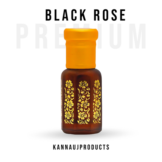 Black Rose by KannaujProducts • Premium Attar Oil • Non-Alcoholic • Rose Attar • Christmas Gift for his and her.