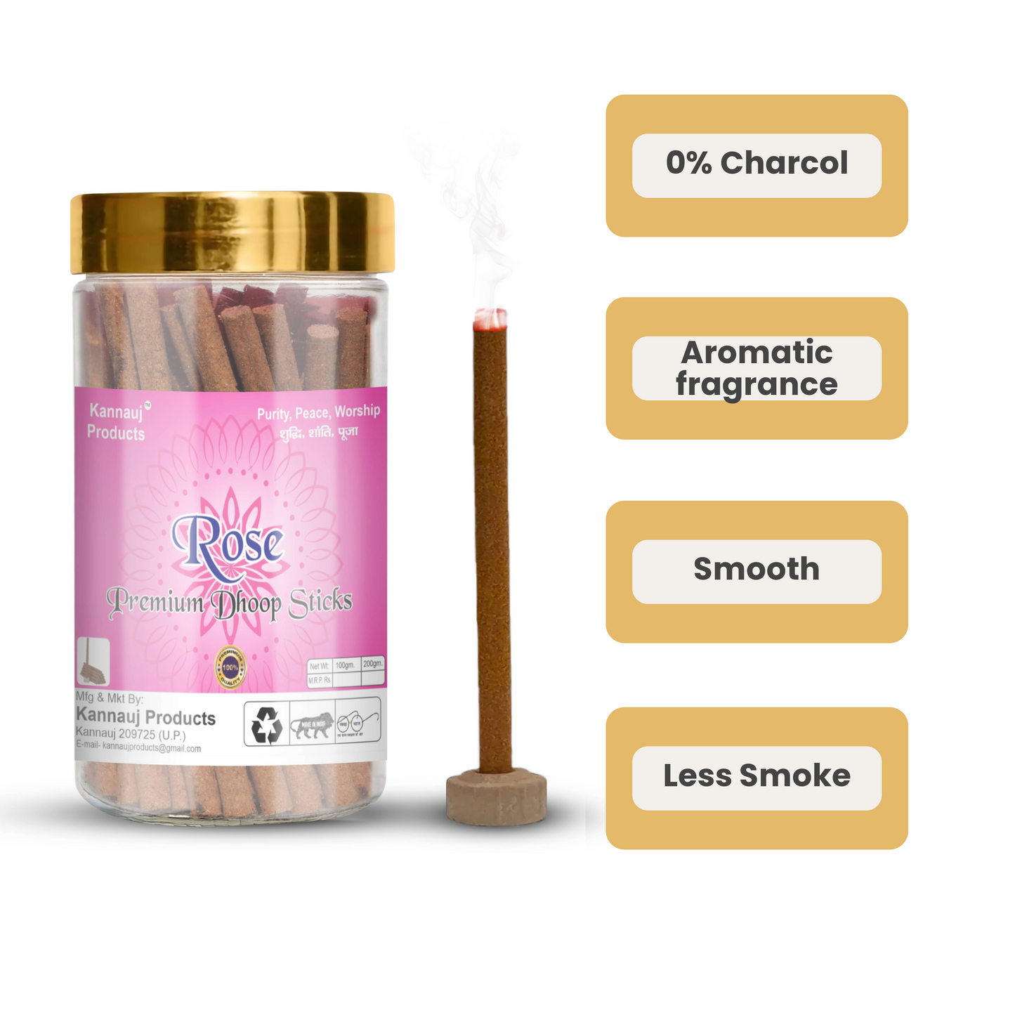 Rose  dhoop stick