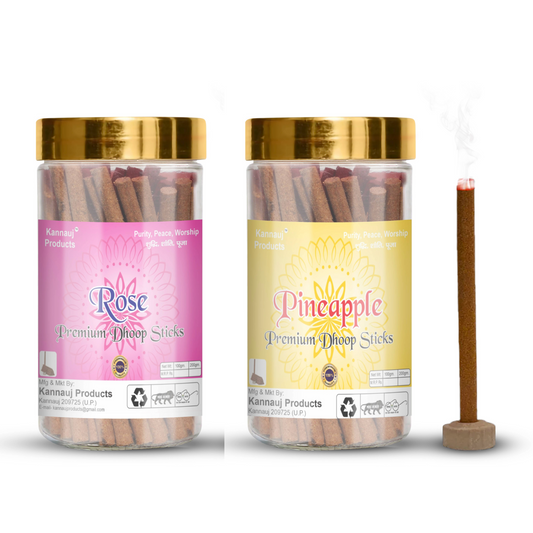 Combo of  Rose and Pineapple dhoop stick