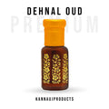 Kannauj products Dehnal Oud attar bottle with floral design oudh fragrance oil for men and women